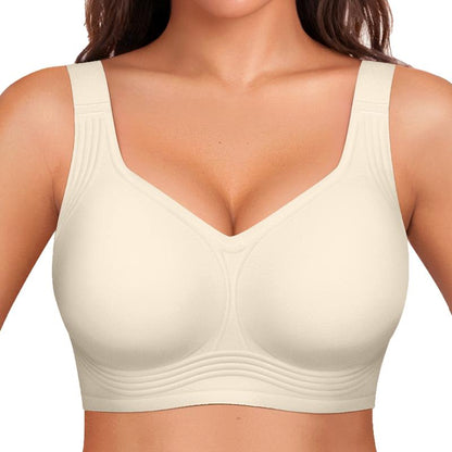 Women Wirefree Bras for Women Full Coverage No Underwire Everyday Bras Comfortable Wireless Padded Jelly Bras