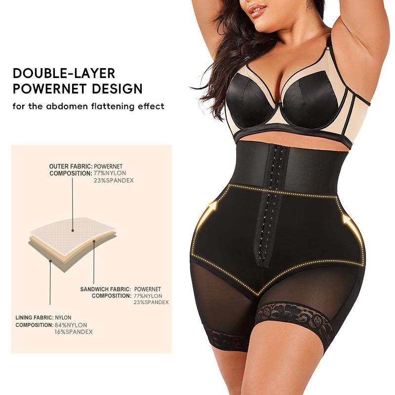 Highwaist Girdle BBL Shorts,Hip Lift Compression body shapewear,high waist short,Tummy Control Fajas.