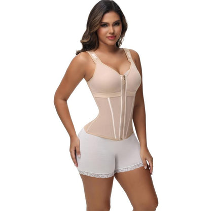 Waist Shapewear for Women with Bra Tummy Control Girdle Workout Shapewear with Adjustable